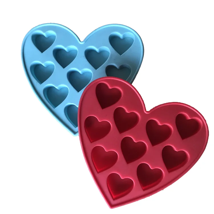 Custom Silicone Chocolate Mold 3d Heart-shaped Chocolate Silicone Mold Silicone Moulds Cake Tools for Epoxy Resin Sustainable