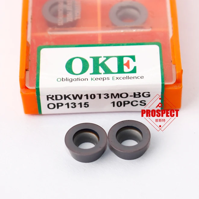 RDKW  RDKW10T3MO OP1315/RPKT10T3MOF OP1205H-BG OP1315 cnc cutting  inserts  machine Original cut carbide turning tools for lathe