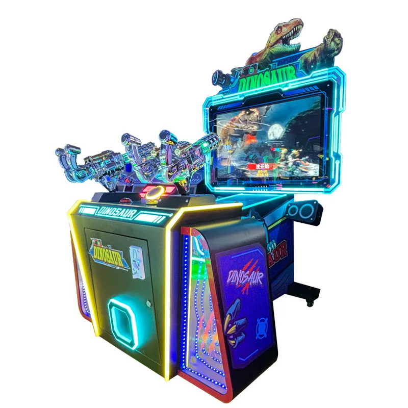 Game city arcade two-person shooting machine Dinosaur age coin-operated game machine