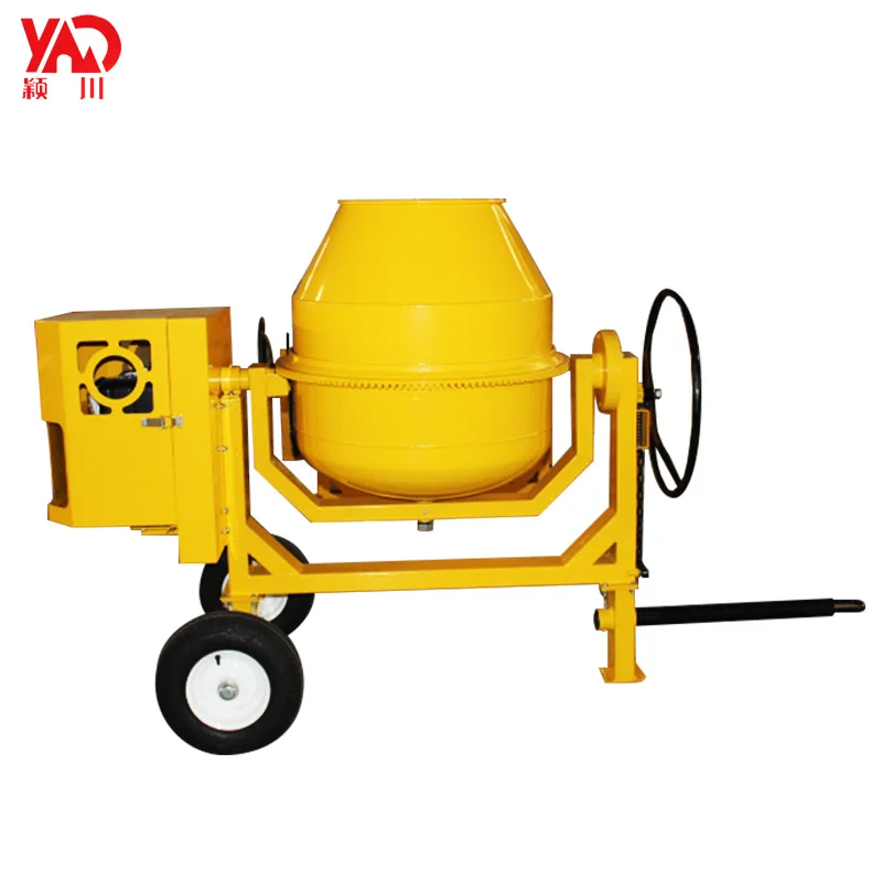 Cement mortar concrete feed roller seed fertilizer drum mixer