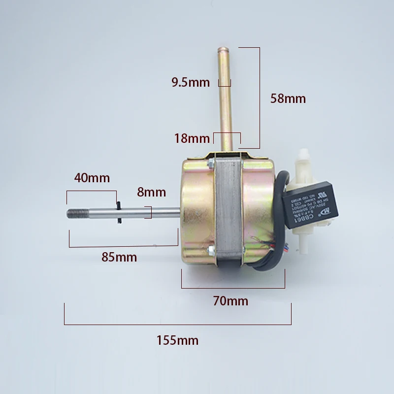 Hot sale cheap Foshan dahong fan motor manufacturer 18 inch 70w AC fan motor wall stand floor fan parts