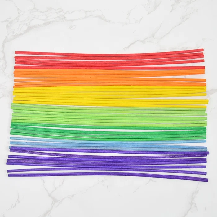 High quality Reed diffuser  custom color Natural Rattan sticks Aroma sticks home perfume sticks