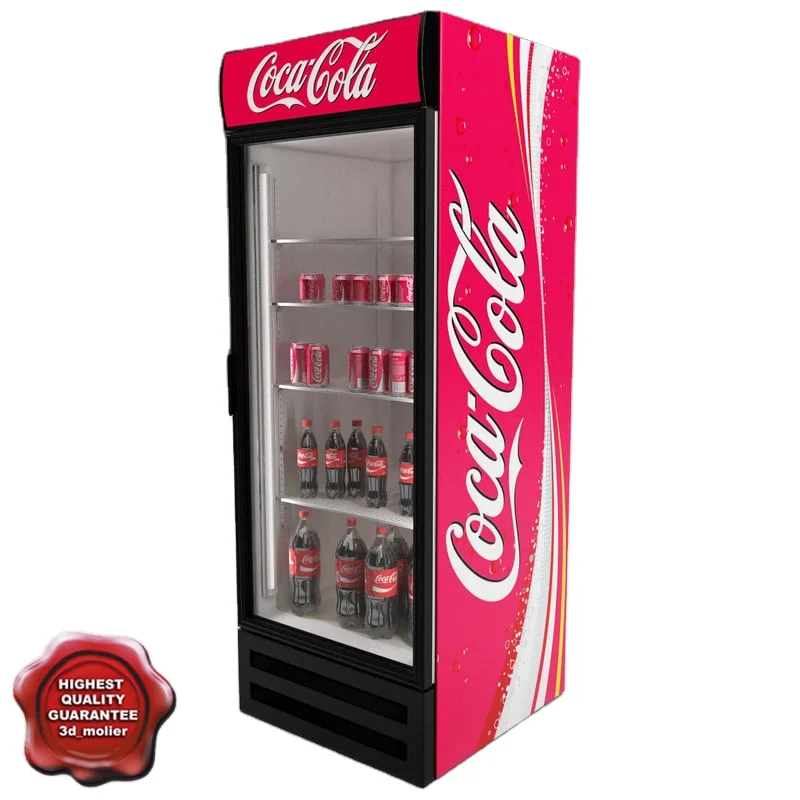 Commercial Glass Door Display Fridge for Drink beverage display refrigerator redbull mini fridge