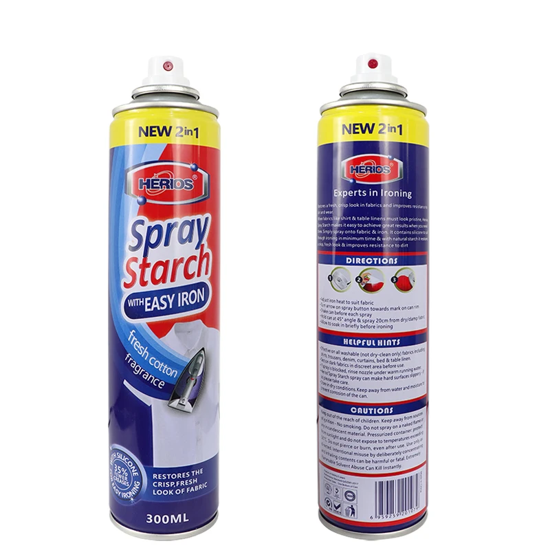 2023 HERIOS Hotsale Product Best Spray Starch Easy Use Ironing Spray Starch 300ML