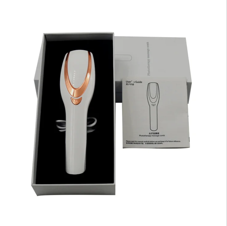 Electric photon therapy laser massage comb for hair care product