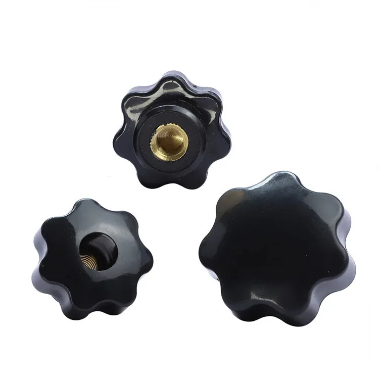 Plastic Handle Through Hole Knob Thumb Nut M4 M5 M6 M8 M10 M12 Tightening Knob Nut