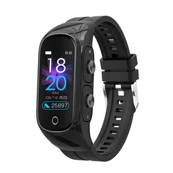 TFT Smart Watch Earphones Music Call Reminder Men Women Watch Earbuds with Heart Rate Tracker 2 In 1 TWS Earphone bracelet
