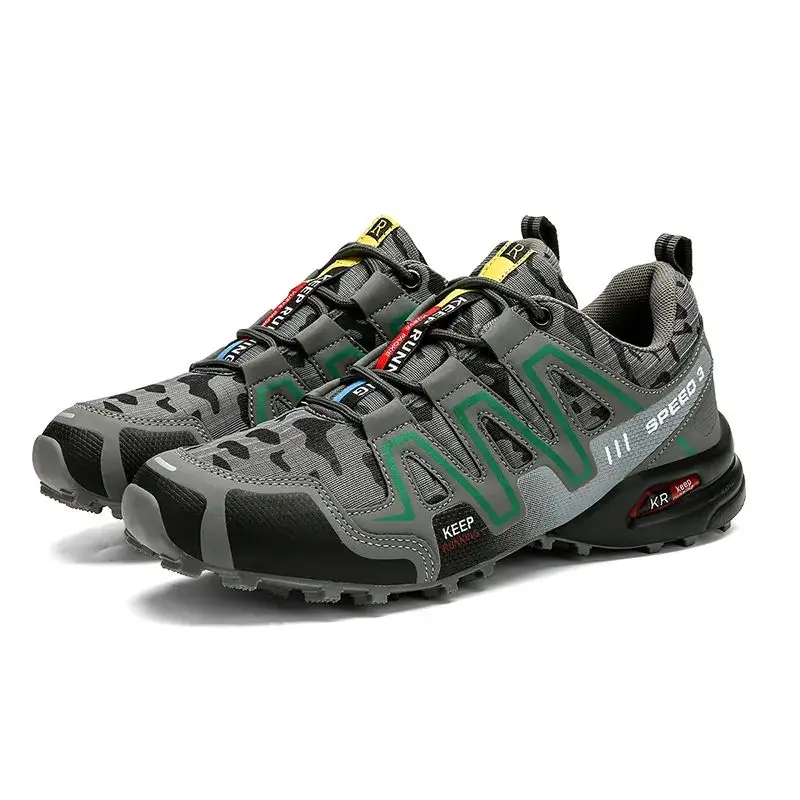 No-slip Classic Trekking Rock Climbing Sneakers Outdoor Waterproof Hiking Shoes For Men