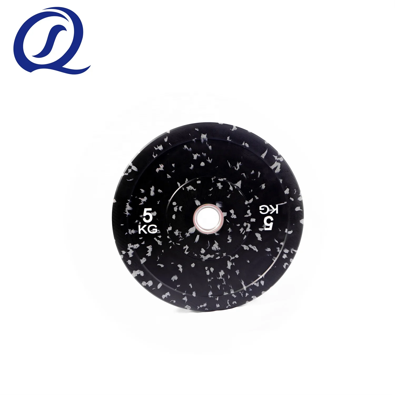 Top Quality Durable Cross Fitness Equipment Color Camouflage Rubber Bumper Weight Barbell Plates