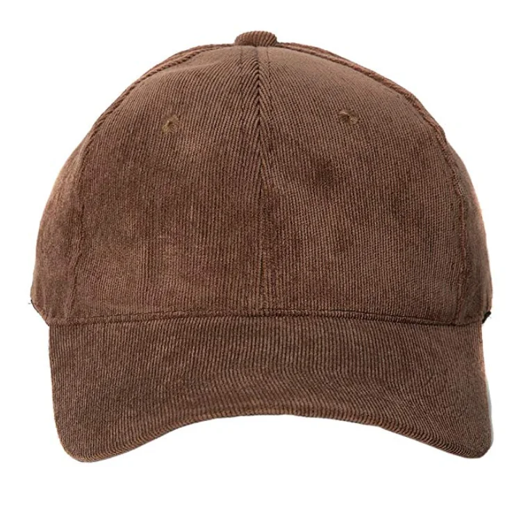 
Custom Men Vintage Plain Brown Black Gray Blank Dad Hat Corduroy Baseball Cap 