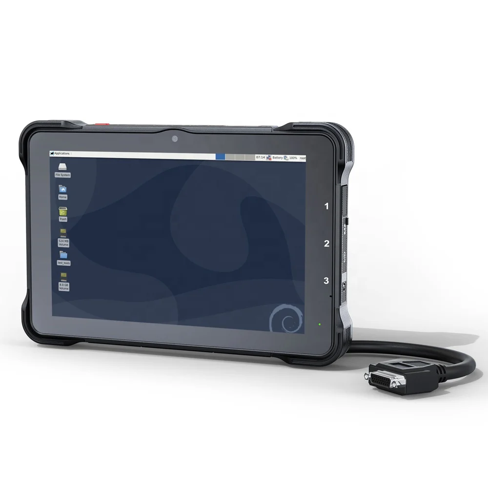 10 Inch Panel PC Rugged Linux All in One Compute Touch Industrial Tablet PC
