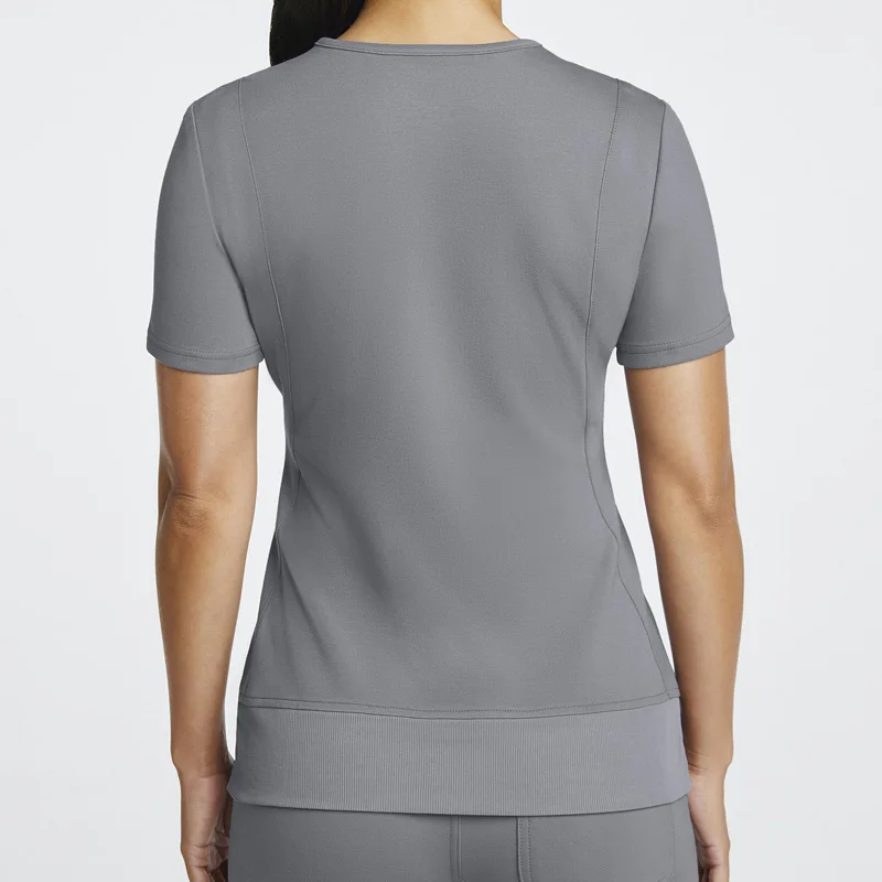 Женские Медицинские комплекты, оптовая продажа, индивидуальная стрейчевая униформа, мужской комплект с топом на молнии и брюками, медицинская униформа медсестры, скрабы