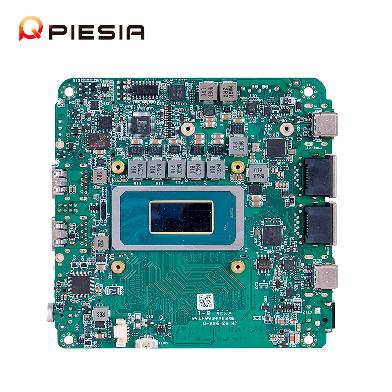 Piesia Intel 14th Gen 2Lan 2*DDR5 Ultra Computer Mainboard 125U/125H Ultra 7 155U/155H 2*HD 2*Type-C 1*RS232  NUC PC Motherboard