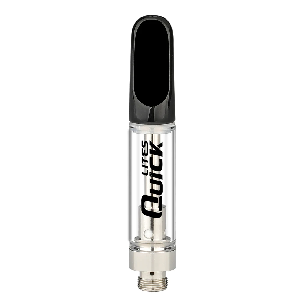
flat ceramic mouthpiece CBD cartridge with 2.0mm oil hole 