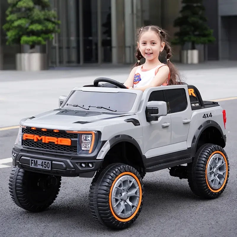 Hot sales newest model double door battery powered cars electric ride on cars to drive 12V for kids remote control car toy