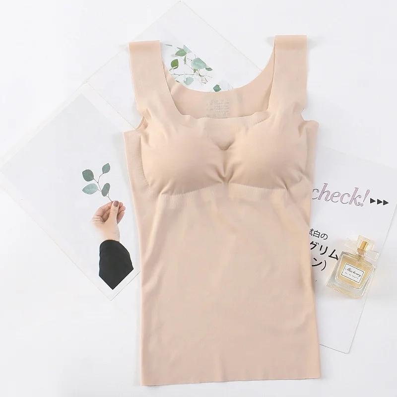 6501 женский цельный бесшовный топ из вискозы для йоги невидимые майки без рукавов топы похудения бюстгальтер сна жилет