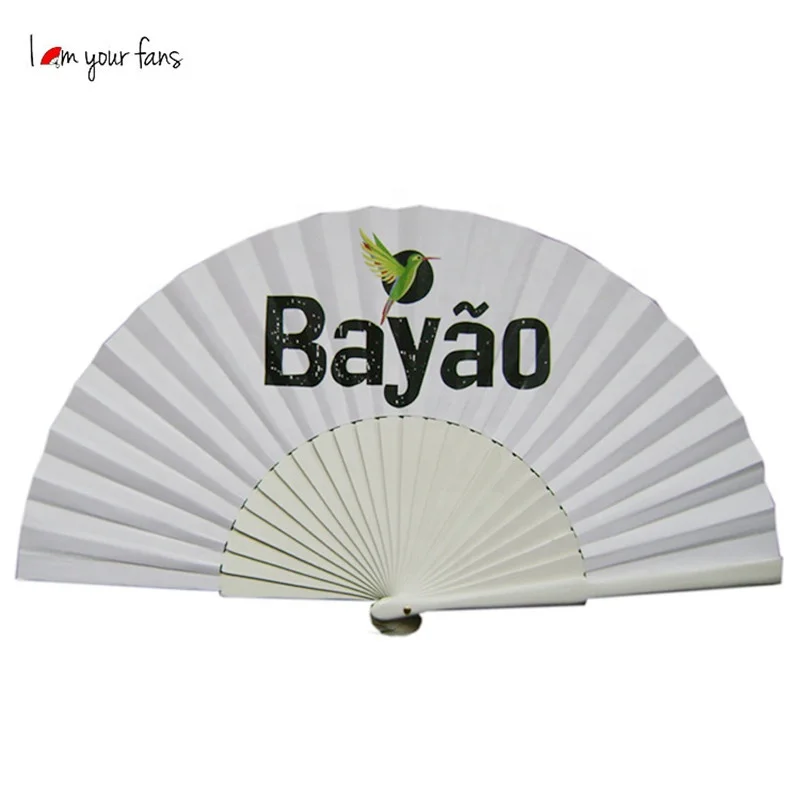 Personalized Printed Art Logo Handfan Favor Fabric Wooden Paper Sublimating Folding Custom Hand Fan for Promotion