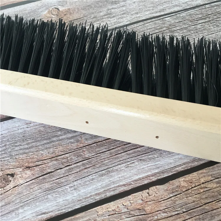 Push Broom Indoor Outdoor Floor Scrub Brush with Stiff Bristles