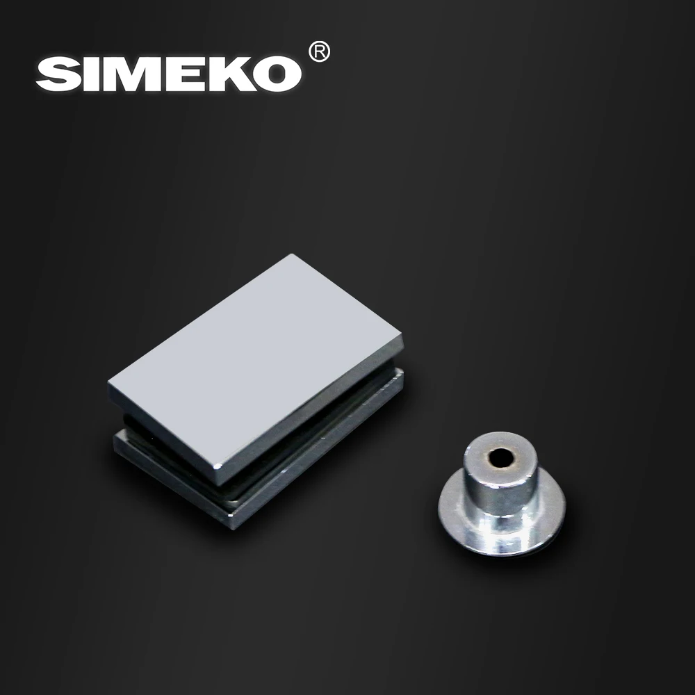 New Type Frameless Sliding Patch Fittings Floor Spring Customer Logo Glass Door Stainless Steel 304 Glass Patch Fitting
