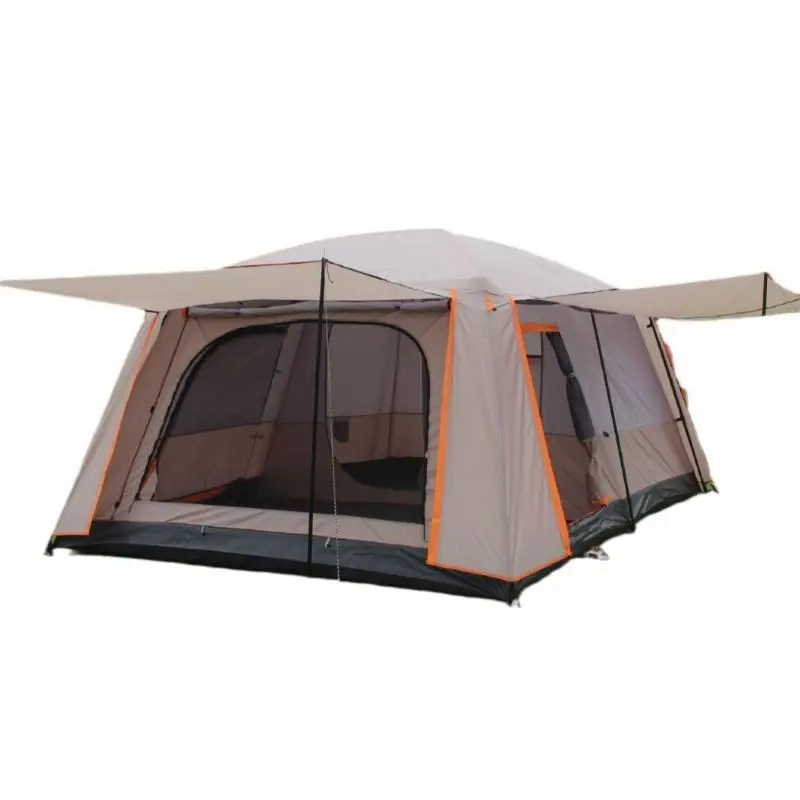 1 Second Quick Open  Family Tent Camping Tents 12 Persons Waterproof Outdoor Family Automatic Tent With 2 Bedroom 1 Living Room