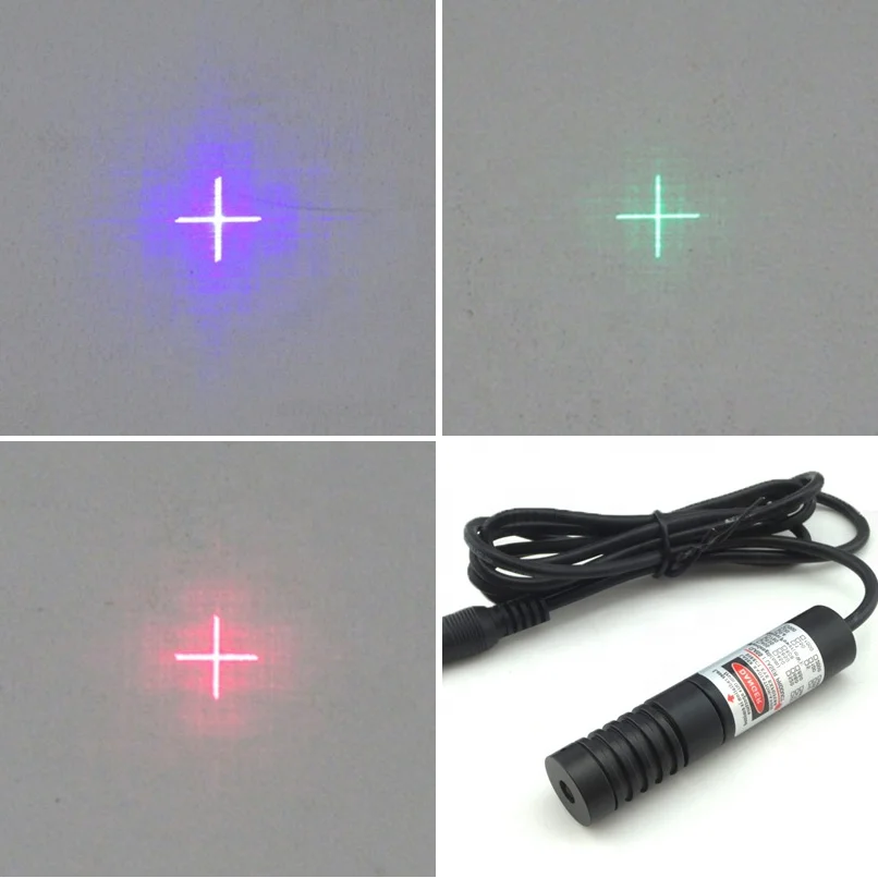 1.9 Degree Imported Lens Smallest Cross Laser Module Cross Beam Spot Laser Probe Cross Laser Positioning Light