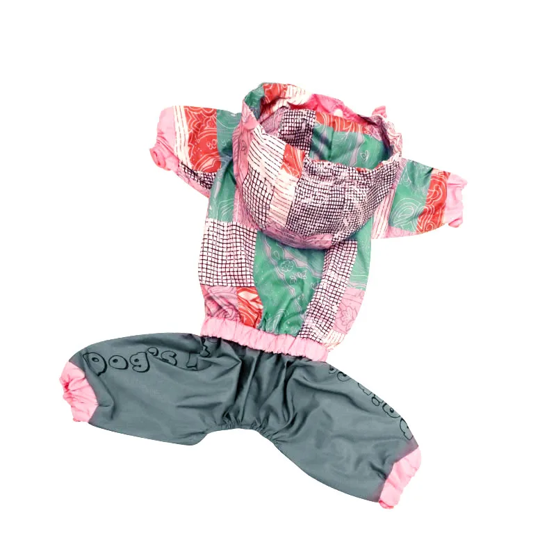 Pet Wear Dog Clothes Factory Custom Waterproof Small Dog Rain Coat Jacket Pet Dog Clothes