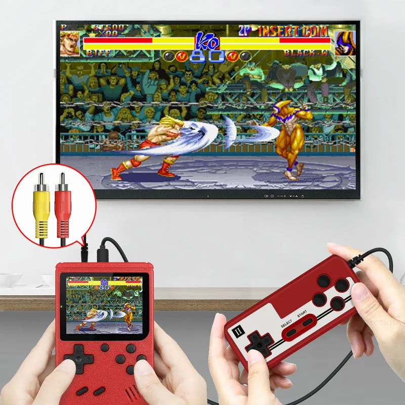  Портативная мини ретро Встроенная 188 классических игр игровая консоль для