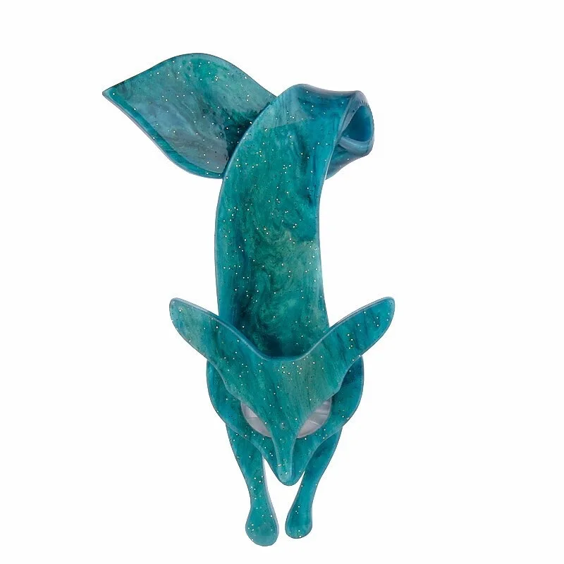 
Luxury Popular Christmas Woman Jewellery Accessories Animal Acrylic Fox Brooch Breast Suit Hats Dress Accessory Vintage Brooch 