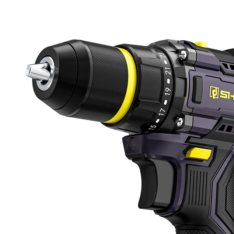 Hot selling High performance Brushless impact Drill 21V LED Light portable Cordless Drill