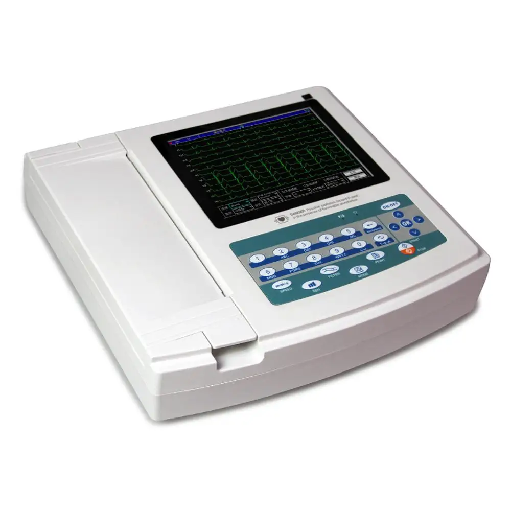 CONTEC portable 12 lead ecg machine digital 12 channel contec ecg 1200g