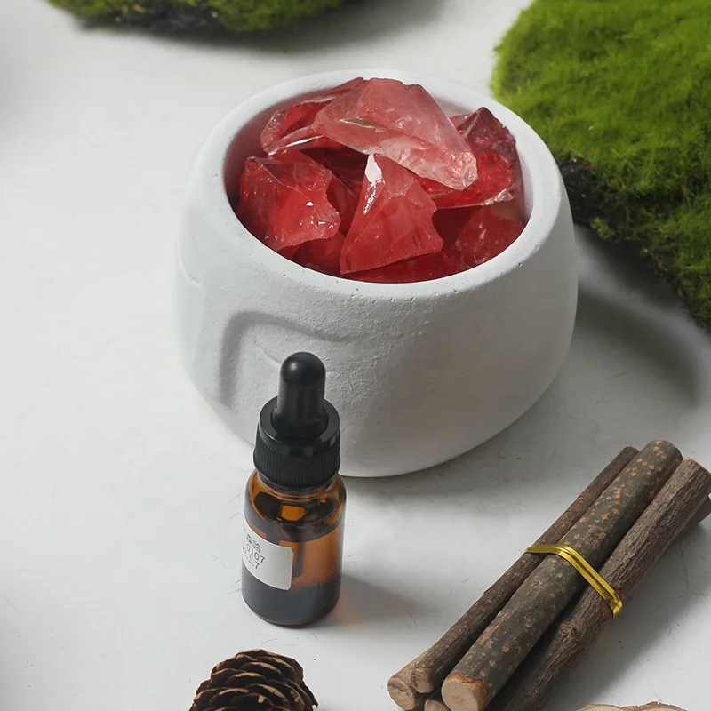 wholesale cement soy other private label matte ceramic face candle holders lanterns unique  stand candle jars