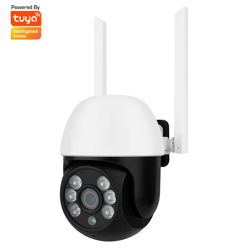 IP66 Outdoor Waterproof Tuya Smart Mini Wireless WIFI CCTV IP Dome Camera Mobile APP Smart Message Push Alarm Web Camera