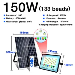 Factory Price For Outdoor Ip66 Waterproof LED Reflector 100w 200w 300w 400w 500w 1000 Watt Projector Solar Flood Light Lamp