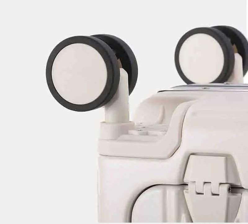 Manufactory Carry on PC Hardside Suitcase Luggage with Front Pocket USB Charging Port Spinner Trolley for Luggage with TSA Locks
