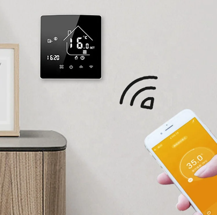 Manufacturer wholesale X5 touch temperature controllers, LCD screens, electric floor heating temperature