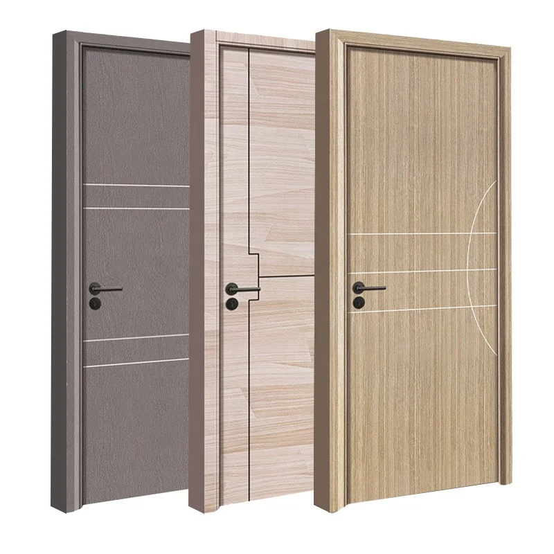 Modern Design Wpc Doors Waterproof Material Interior Cheap Doors Wpc Door Manufacturer