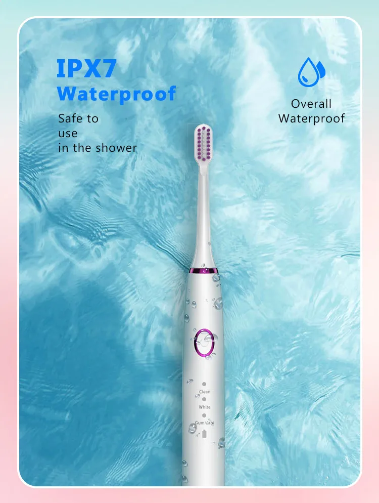 2024 Oral Care Rechargeable Smart Timer Sonic Electrical Electronic Electric Tooth Brush Toothbrush