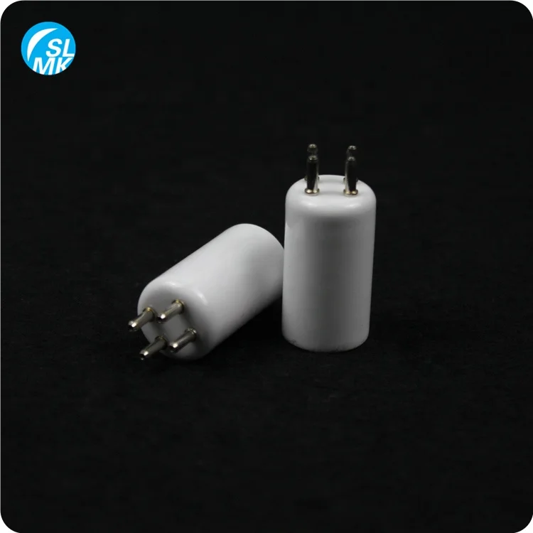 electrical ceramics UV lamp cap alumina machining parts 95