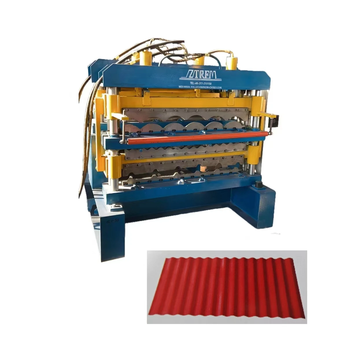 Three Layers Roof Sheets Roll Forming Machine