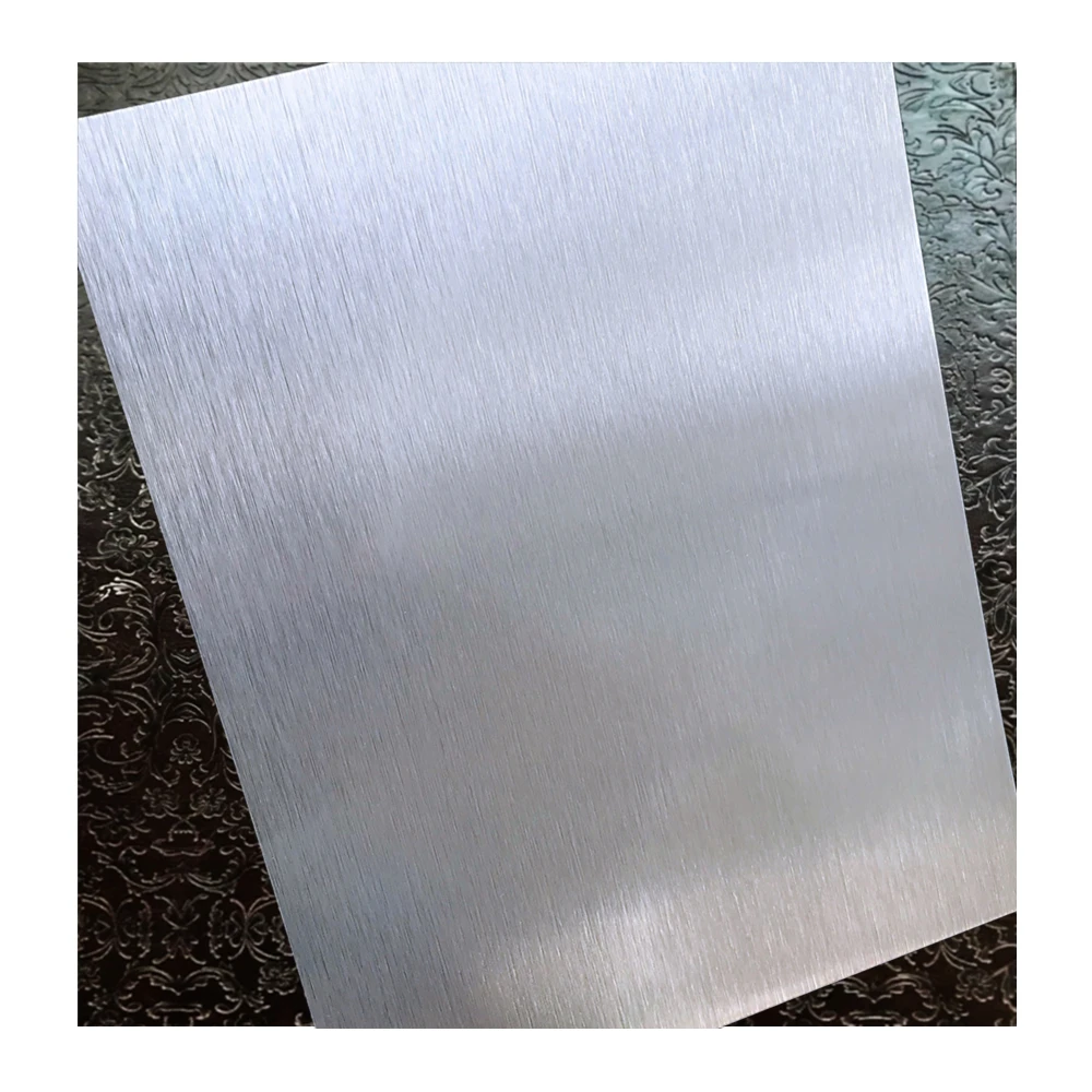 2024 Brushed Silver Aluminium Sublimation Metal Sheets 600x300mm 300x400mm 200x300mm 0.45mm
