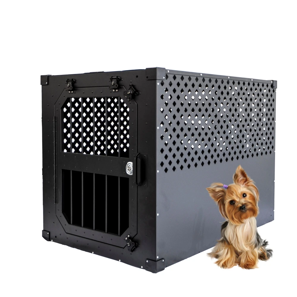 Newly Launched Outdoor Travel Car Dog Cage Customized Multiple Sizes Aluminum Large Portable Dog Crate