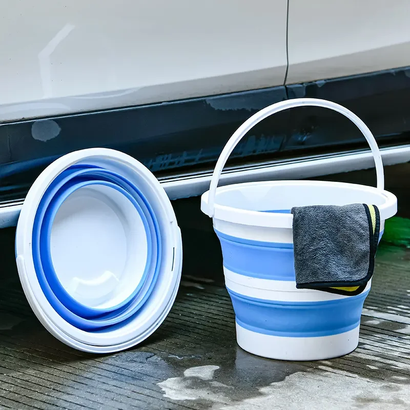 Высококачественное пластиковое складное ведро 15 л