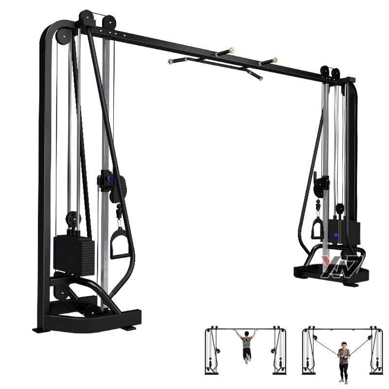 Кабельный тренажер для тренажерного зала, самый популярный с завода, многофункциональное оборудование для фитнеса