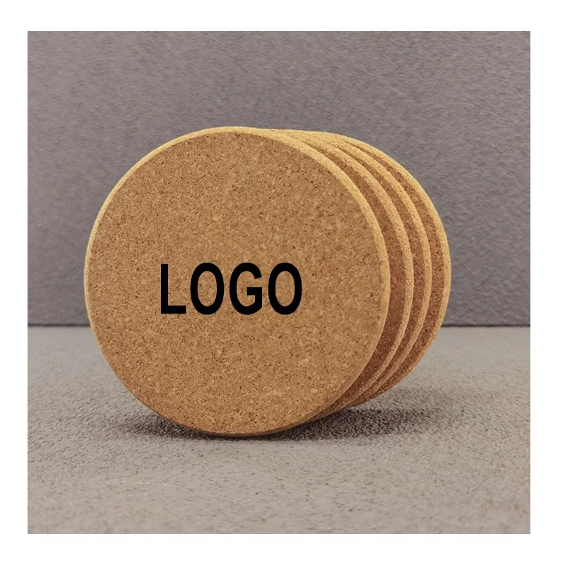 High Quality Blank Eco-friendly Material Cork Coaster Cork Trivet Cork Mat Hot Pot Pad