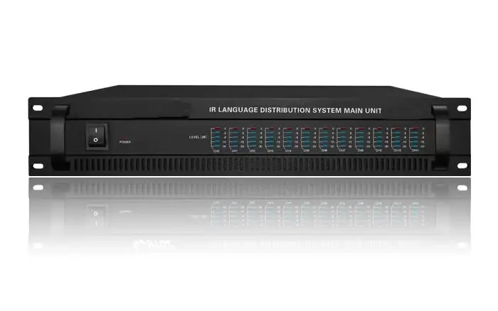 ИК переводчик Конференц-зал ИК система конференц-связи с синхронным интерпретатом с микрофоном гарнитуры