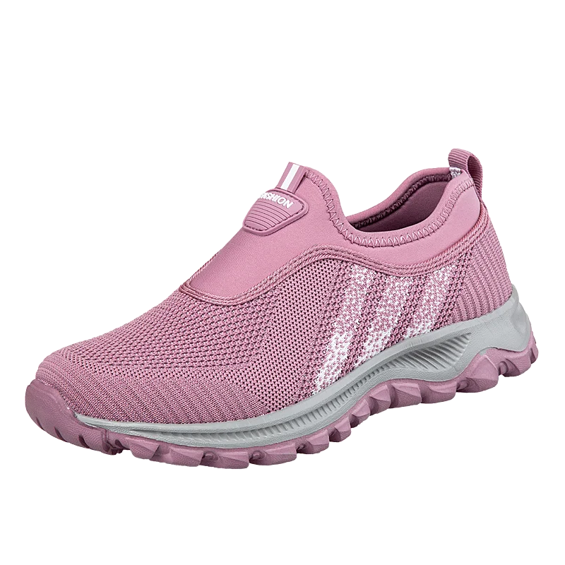 New custom casual lace up wholesale women running air cushion men sport shoes breathable Flying woven mesh boots