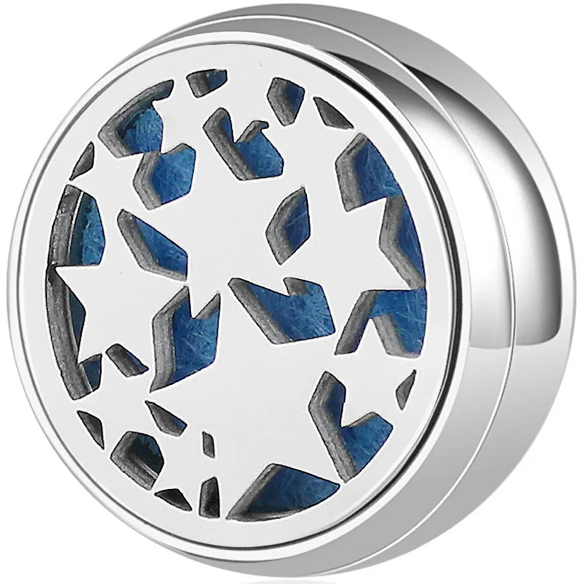 New product small magnetic aromatherapy essential oil perfume diffuser button clip