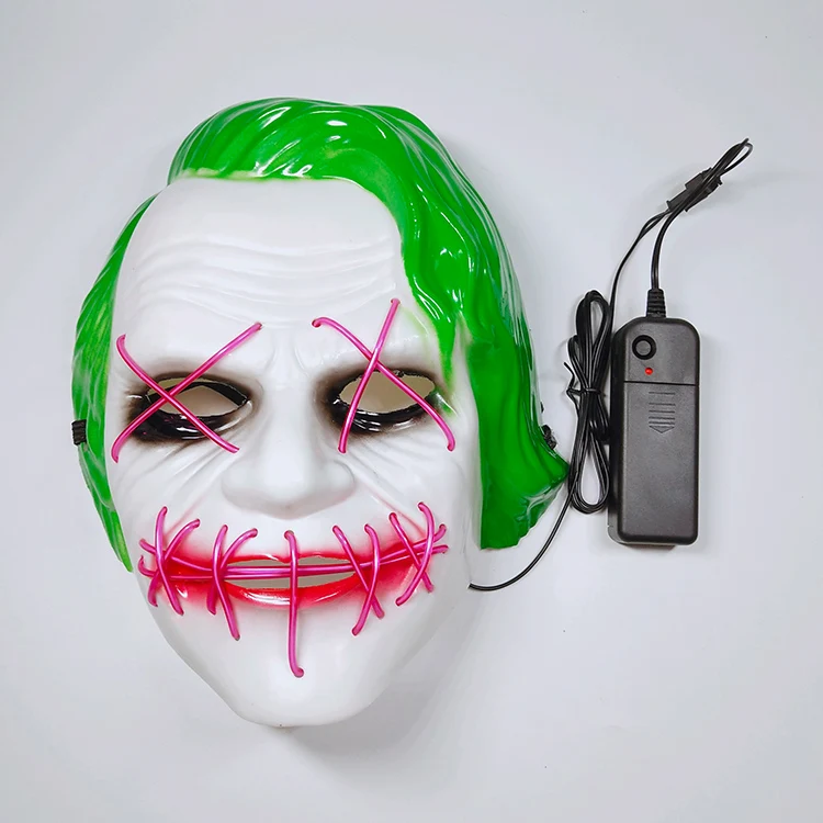 Costume party supplies EL wire LED mask