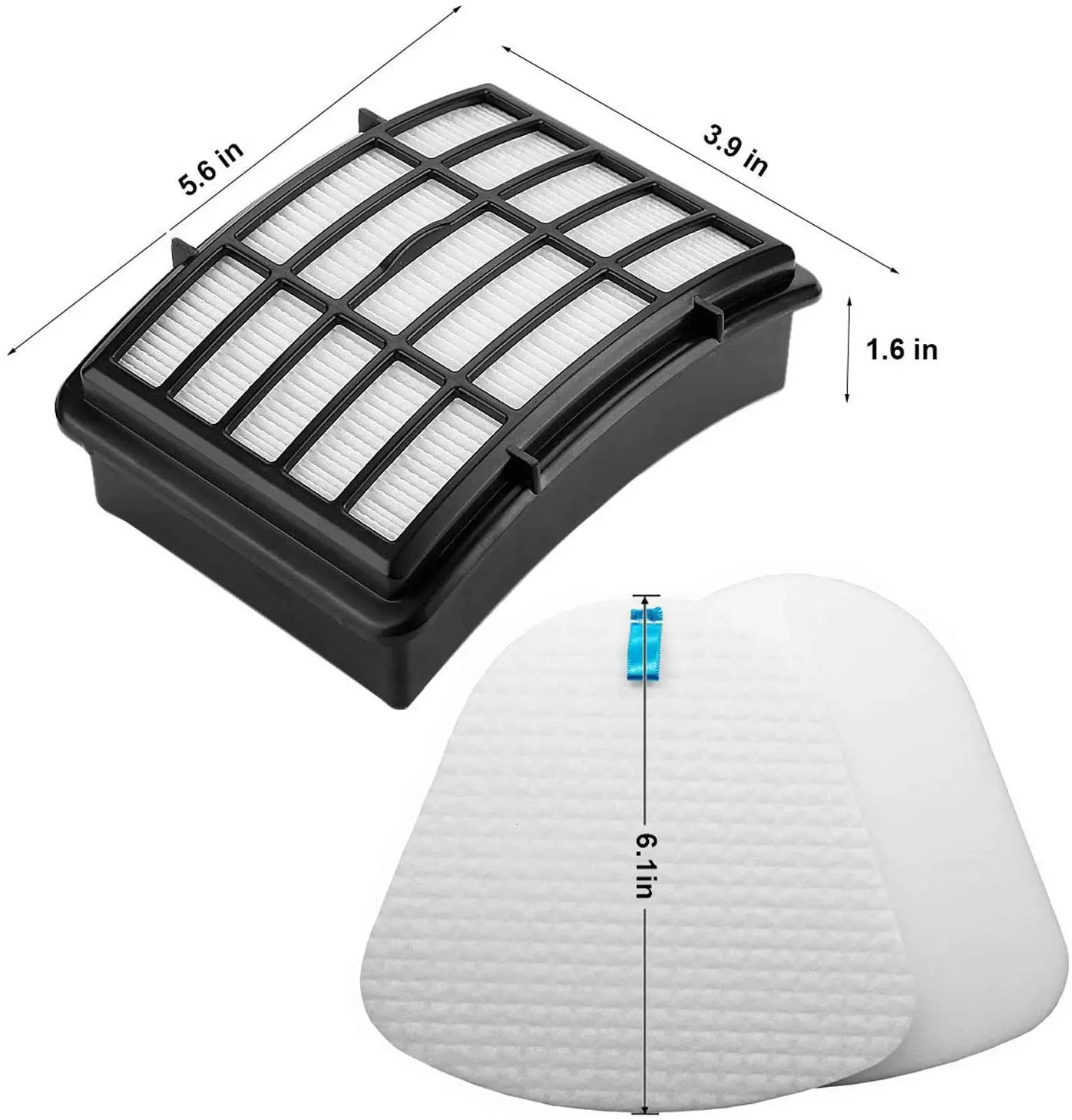 Customized 0.3 micron H12 H13 H14 filters accessories replacement hepa filter vacuum cleaner parts