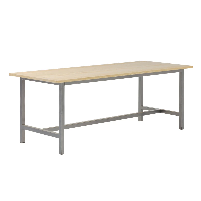 Customized Outdoor WPC Plastic Wooden Table Set Outdoor Metal Table And Benches Chairs Set